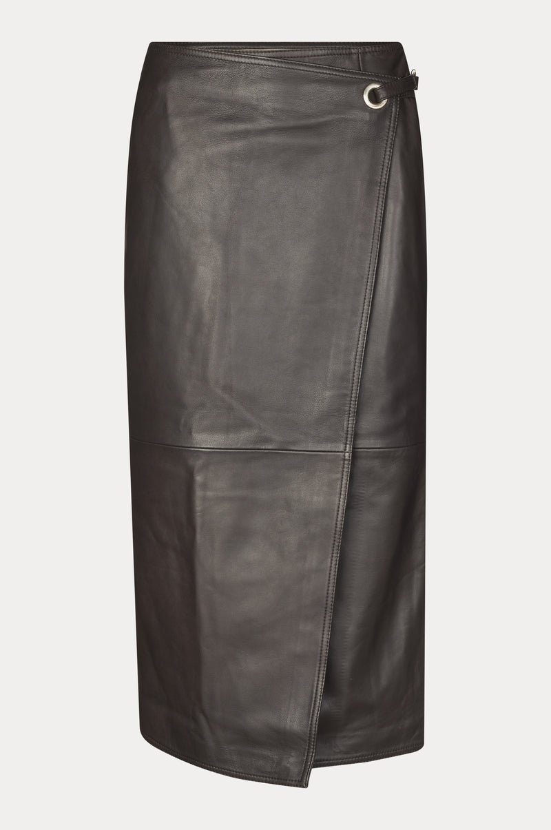 Reflection Leather Skirt