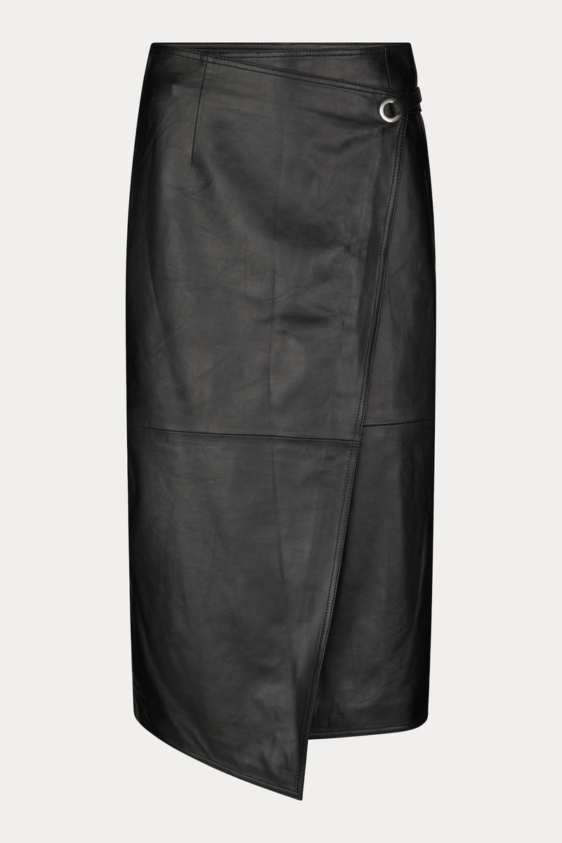 Reflection Leather Skirt