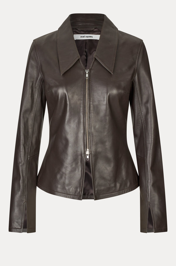 Deep Leather Blouse