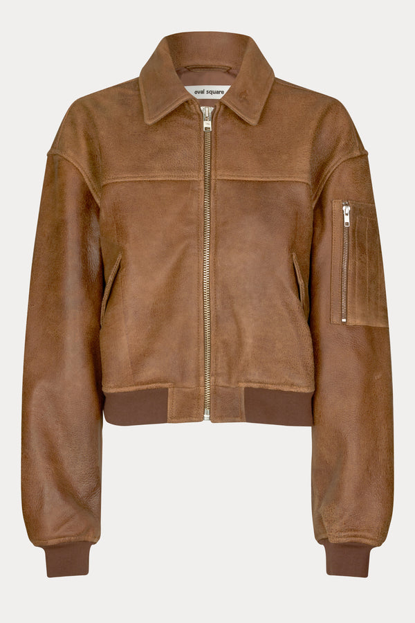 Rocky Leather Bomber