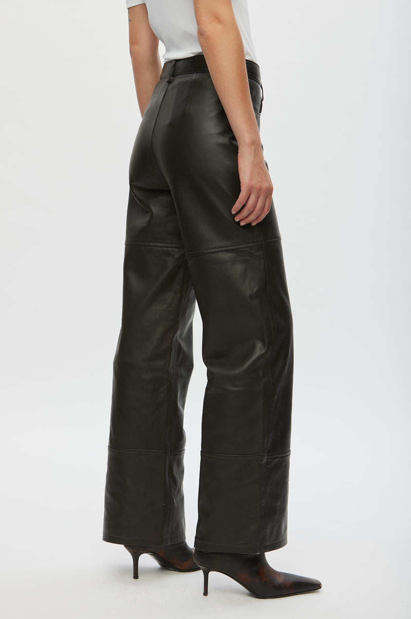 Time Leather Trousers