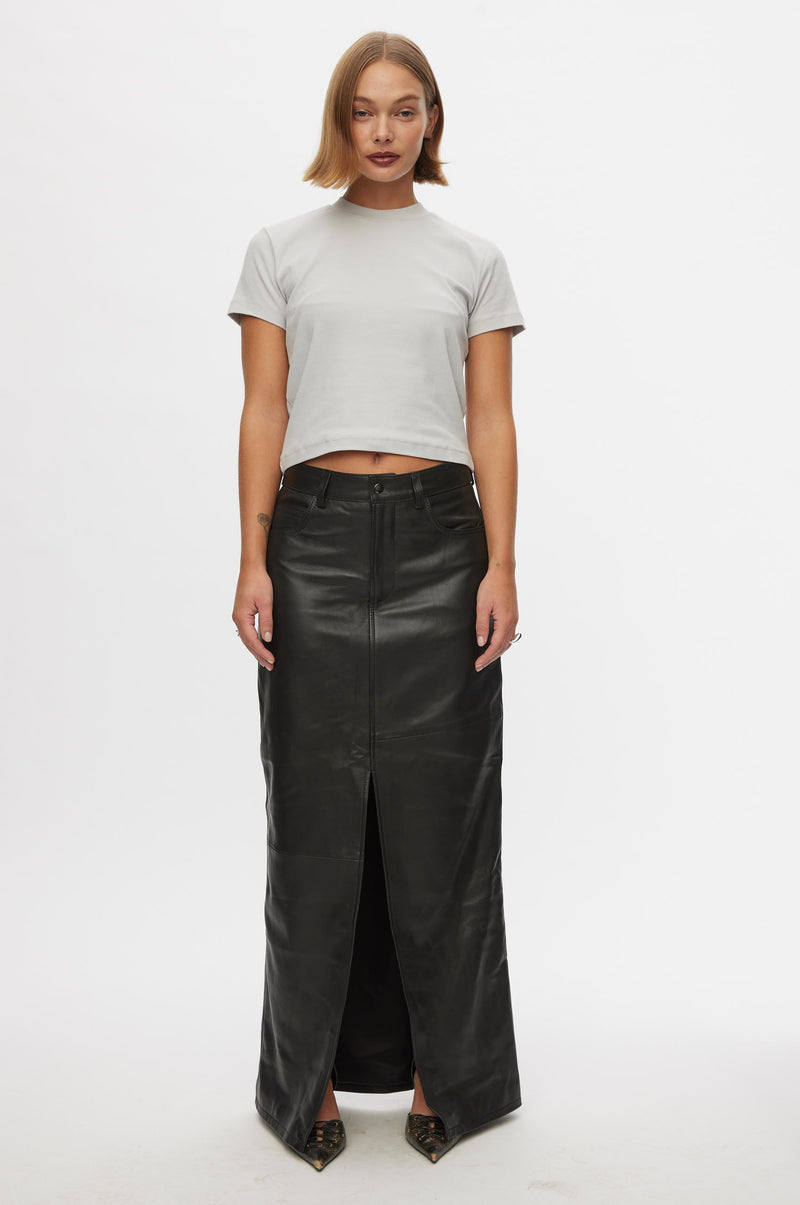 Roadie Leather Skirt