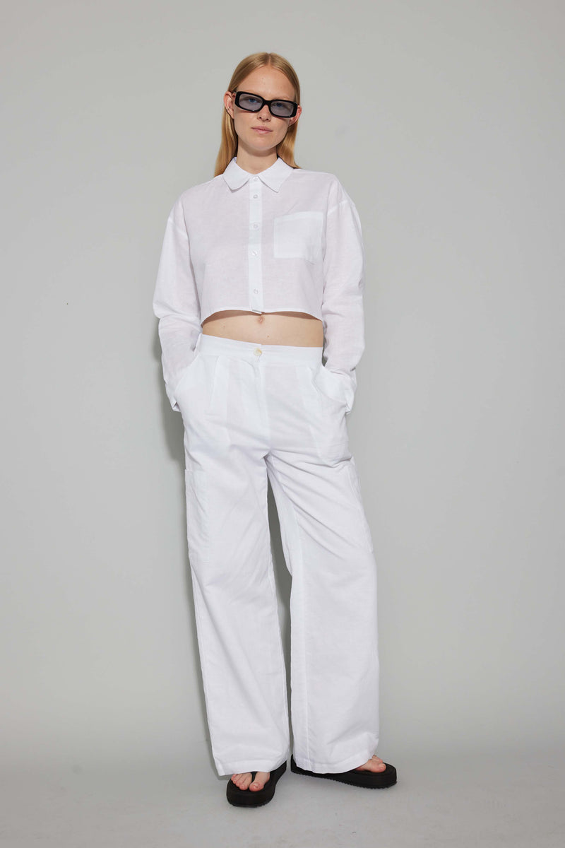 Leo Cropped Shirt