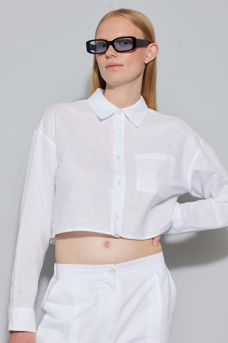 Leo Cropped Shirt