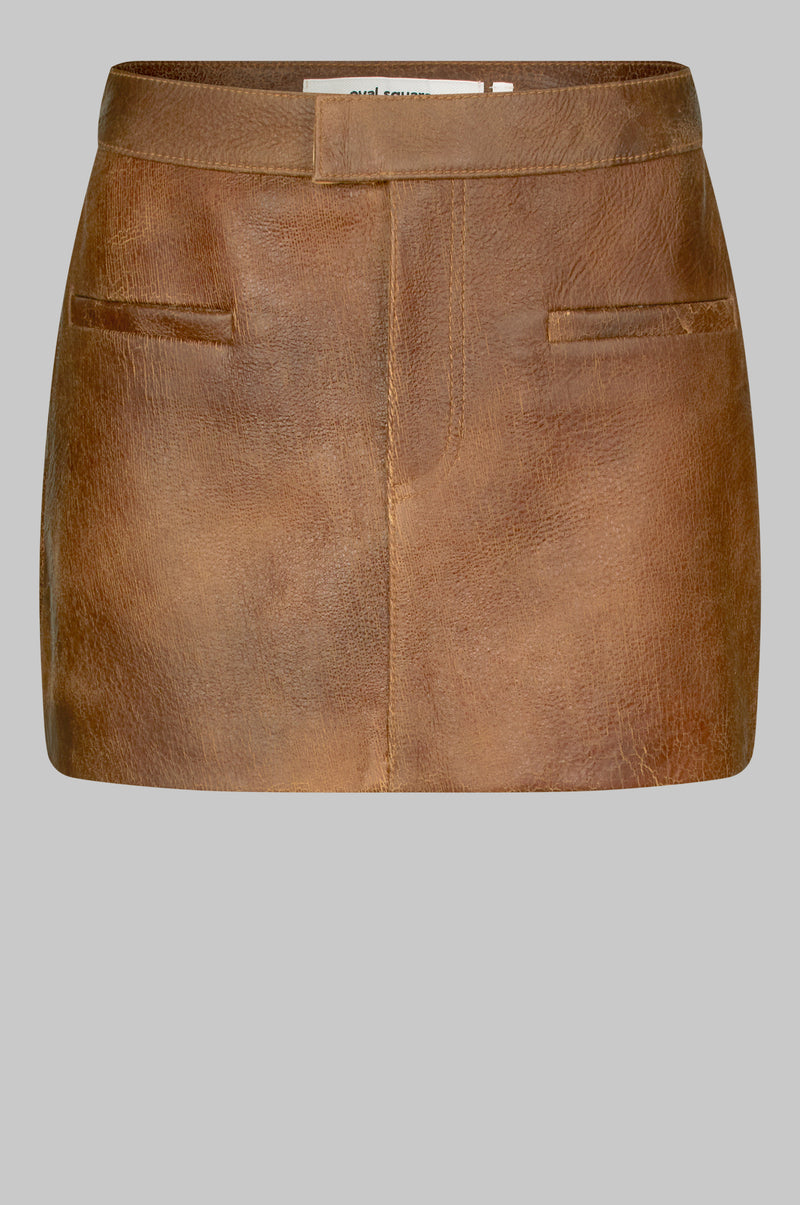 Rocky Leather Skirt